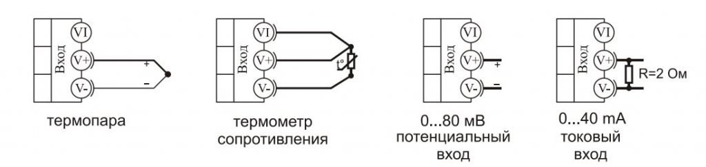 Подключение датчиков температуры