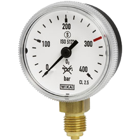 Манометр с трубкой Бурдона Исполнение повышенной безопасности Модель 111.31, сварочный манометр и ISO 5171