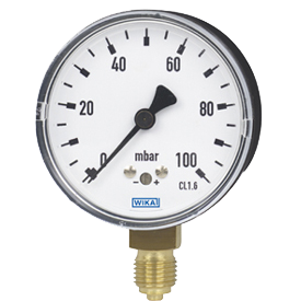 Манометр с коробчатой пружиной Wika 611.10