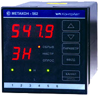 МЕТАКОН-512/522/532/562 многоканальный регулятор температуры