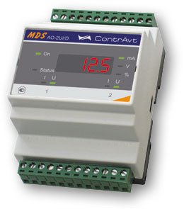 MDS AO-2UI Модули вывода сигналов тока и напряжения